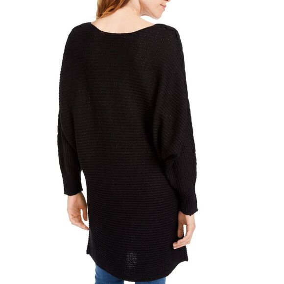 American Rag Juniors Lace Up Tunic Sweater - Picture 3 of 6